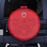 World Football 2026 Turkey Spare Tire Cover Crescent Stars Ottoman Baroque Pride