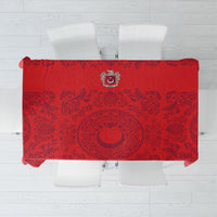 World Football 2026 Turkey Tablecloth Crescent Stars Ottoman Baroque Pride