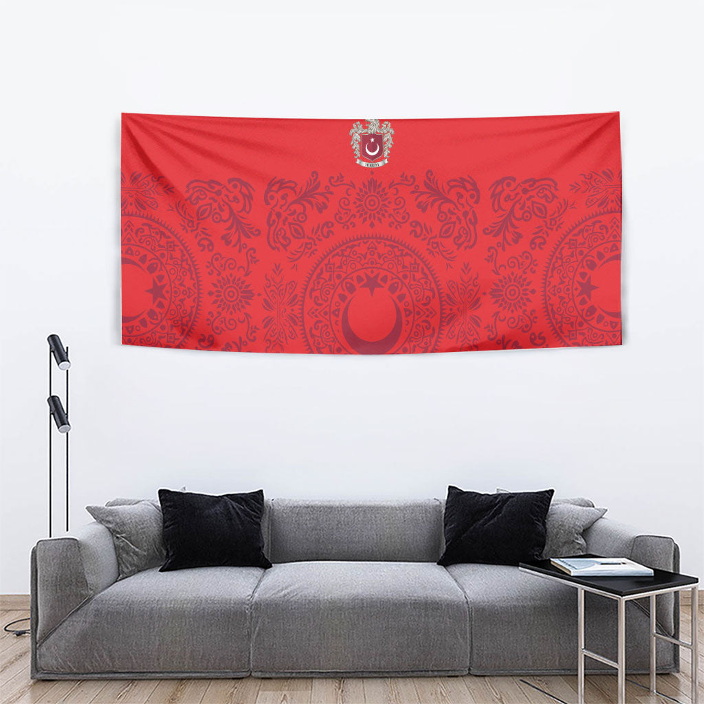 World Football 2026 Turkey Tapestry Crescent Stars Ottoman Baroque Pride