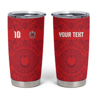 Custom World Football 2026 Turkey Tumbler Cup Crescent Stars Ottoman Baroque Pride