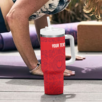 Custom World Football 2026 Turkey Tumbler With Handle Crescent Stars Ottoman Baroque Pride