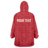 Custom World Football 2026 Turkey Wearable Blanket Hoodie Crescent Stars Ottoman Baroque Pride