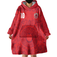 Custom World Football 2026 Turkey Wearable Blanket Hoodie Crescent Stars Ottoman Baroque Pride