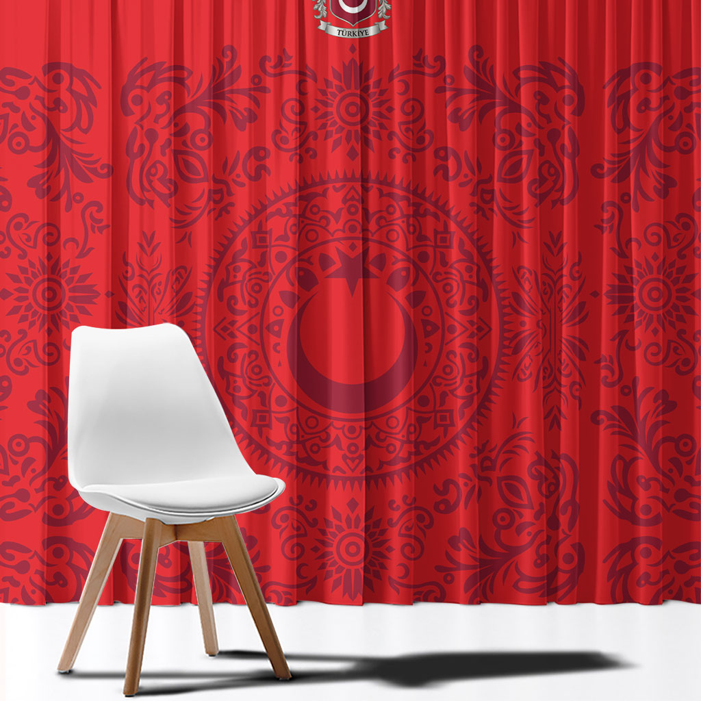 World Football 2026 Turkey Window Curtain Crescent Stars Ottoman Baroque Pride