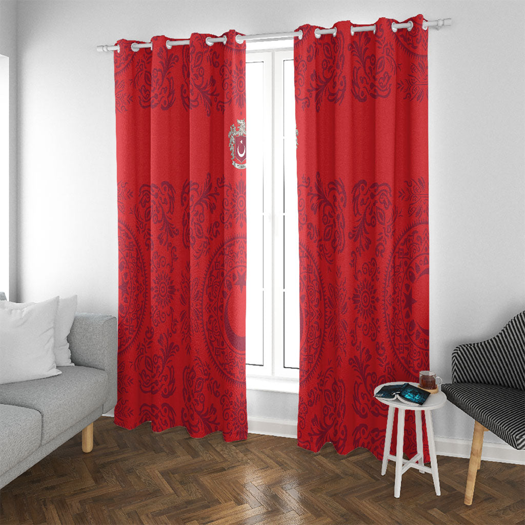 World Football 2026 Turkey Window Curtain Crescent Stars Ottoman Baroque Pride