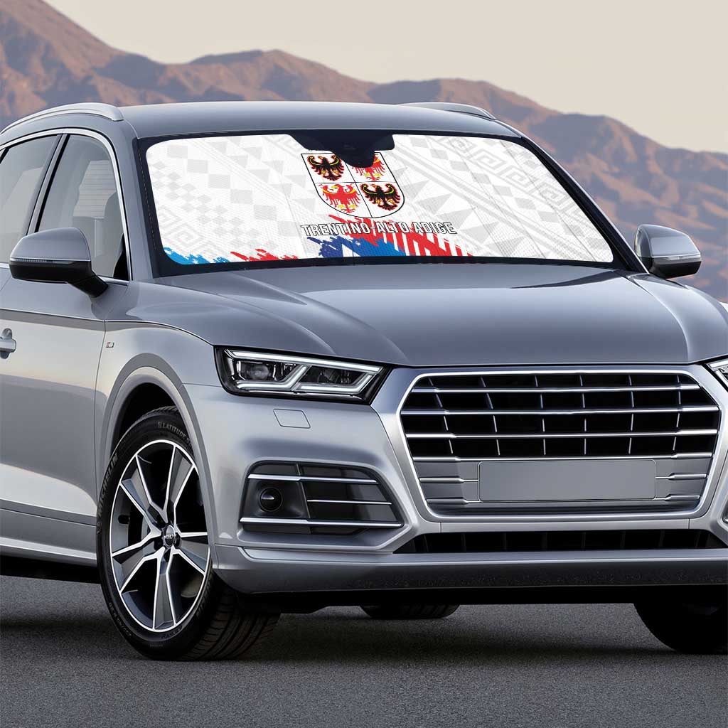 Personalized Italy Trentino-Alto Adige Auto Sun Shade Flag Style - Wonder Print Shop