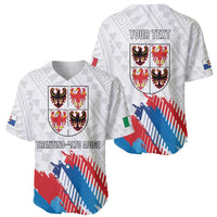 Personalized Italy Trentino-Alto Adige Baseball Jersey Flag Style - Wonder Print Shop