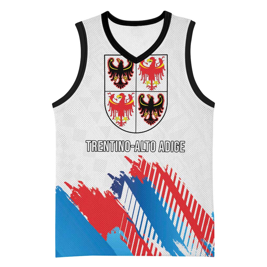 Personalized Italy Trentino-Alto Adige Basketball Jersey Flag Style - Wonder Print Shop