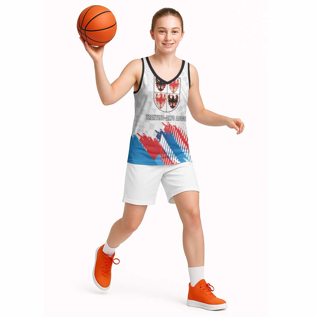 Personalized Italy Trentino-Alto Adige Basketball Jersey Flag Style - Wonder Print Shop