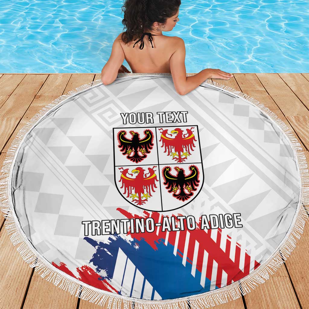 Personalized Italy Trentino-Alto Adige Beach Blanket Flag Style - Wonder Print Shop