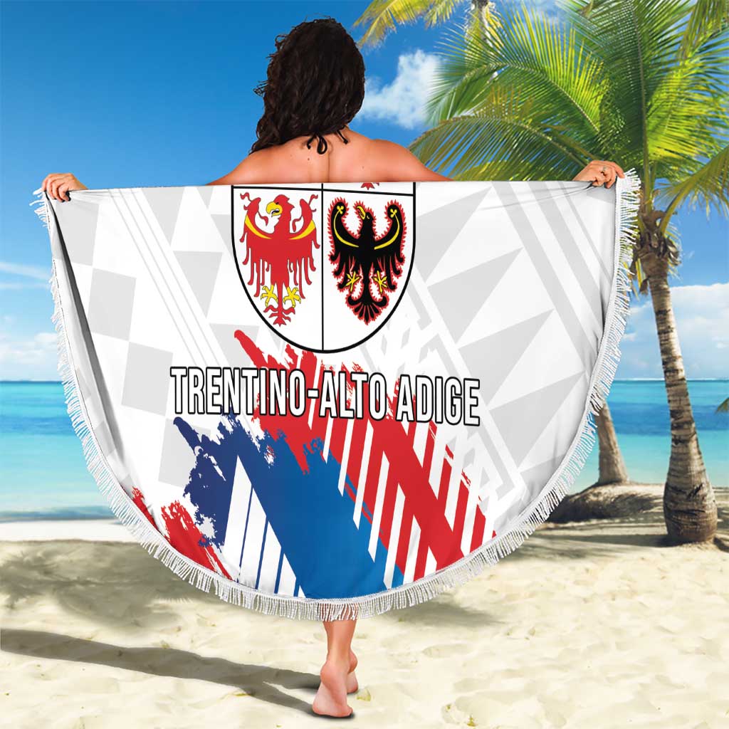 Personalized Italy Trentino-Alto Adige Beach Blanket Flag Style - Wonder Print Shop