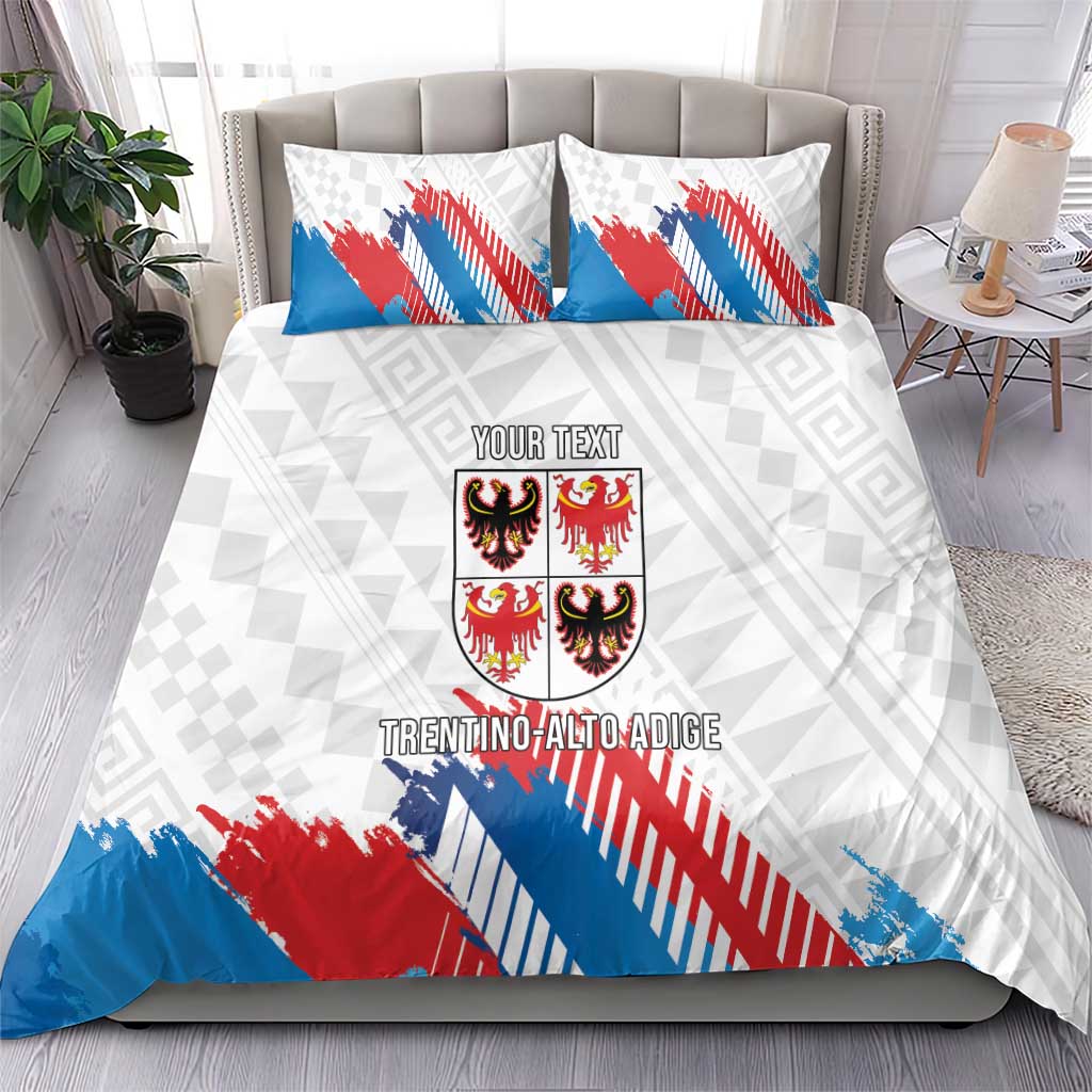 Personalized Italy Trentino-Alto Adige Bedding Set Flag Style - Wonder Print Shop