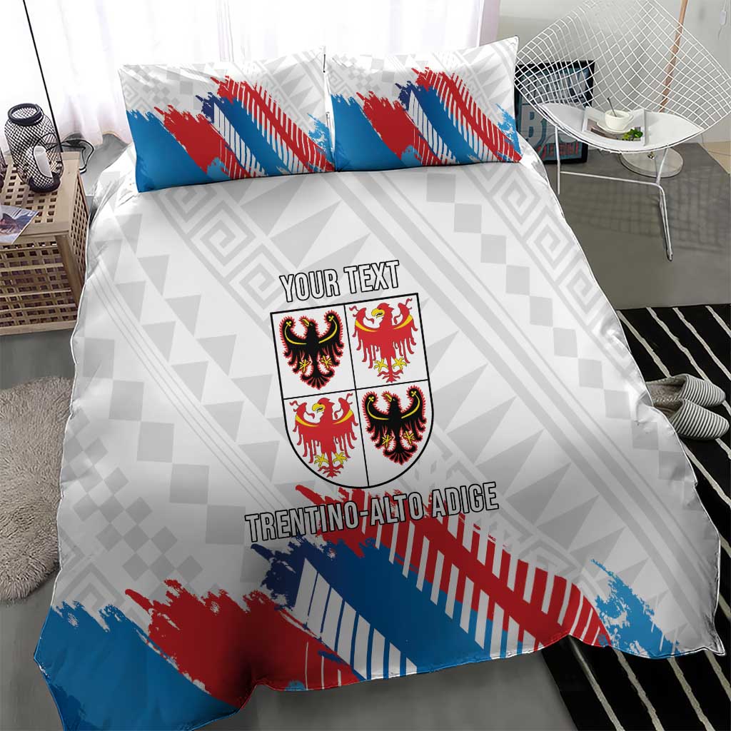 Personalized Italy Trentino-Alto Adige Bedding Set Flag Style - Wonder Print Shop