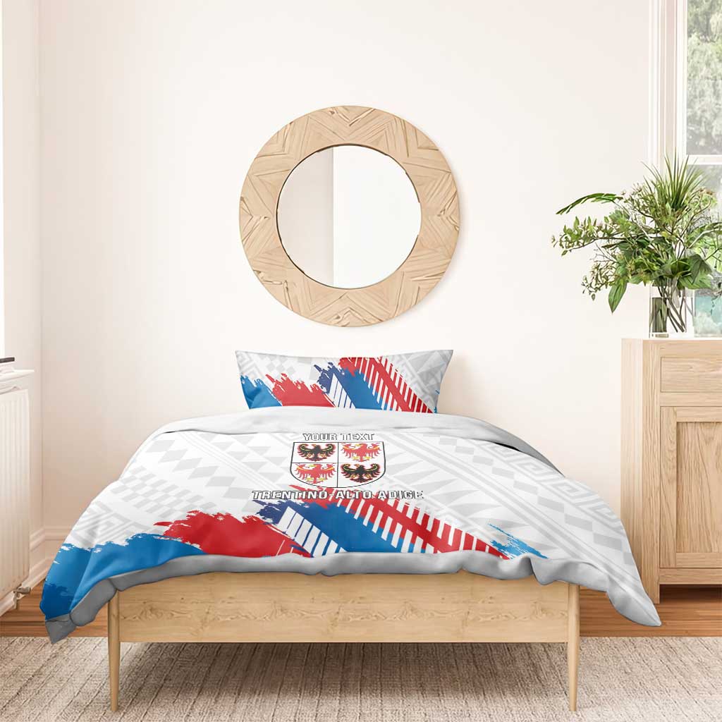 Personalized Italy Trentino-Alto Adige Bedding Set Flag Style - Wonder Print Shop