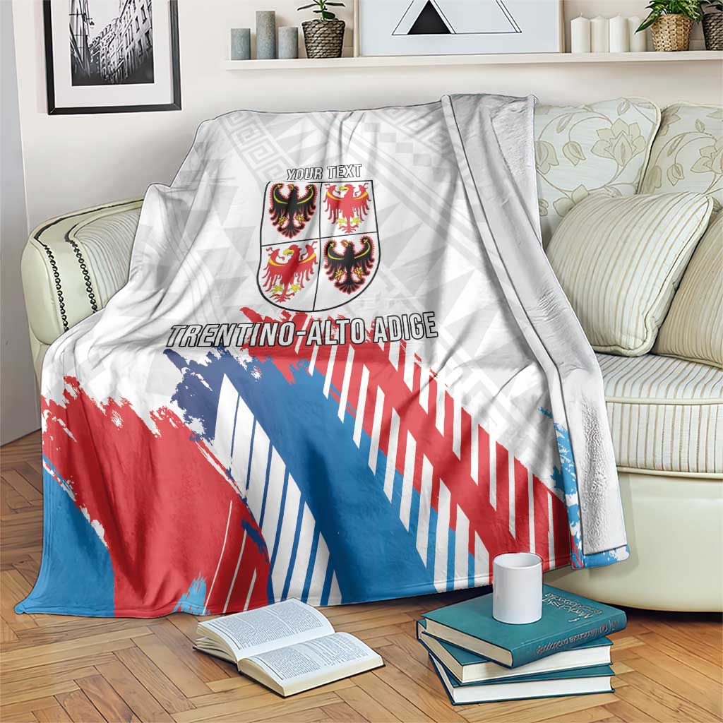 Personalized Italy Trentino-Alto Adige Blanket Flag Style - Wonder Print Shop