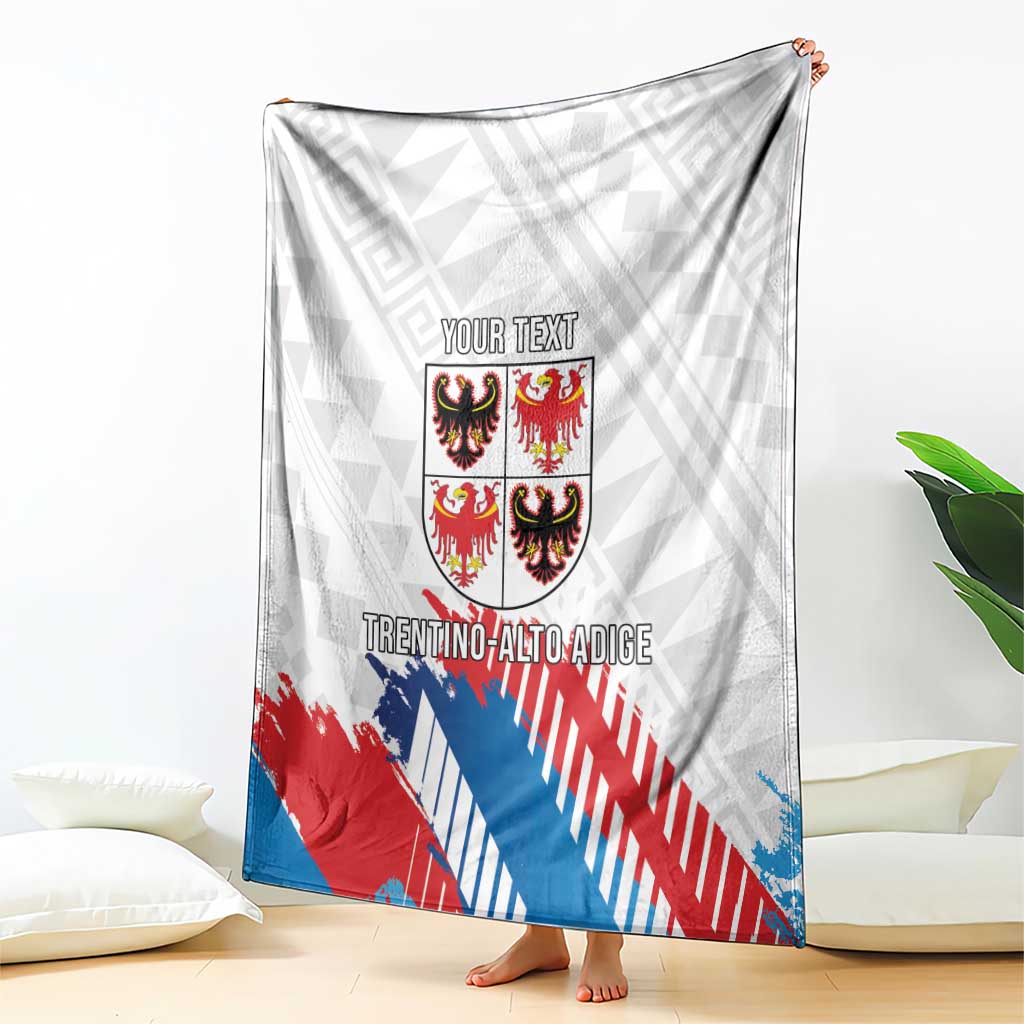Personalized Italy Trentino-Alto Adige Blanket Flag Style - Wonder Print Shop