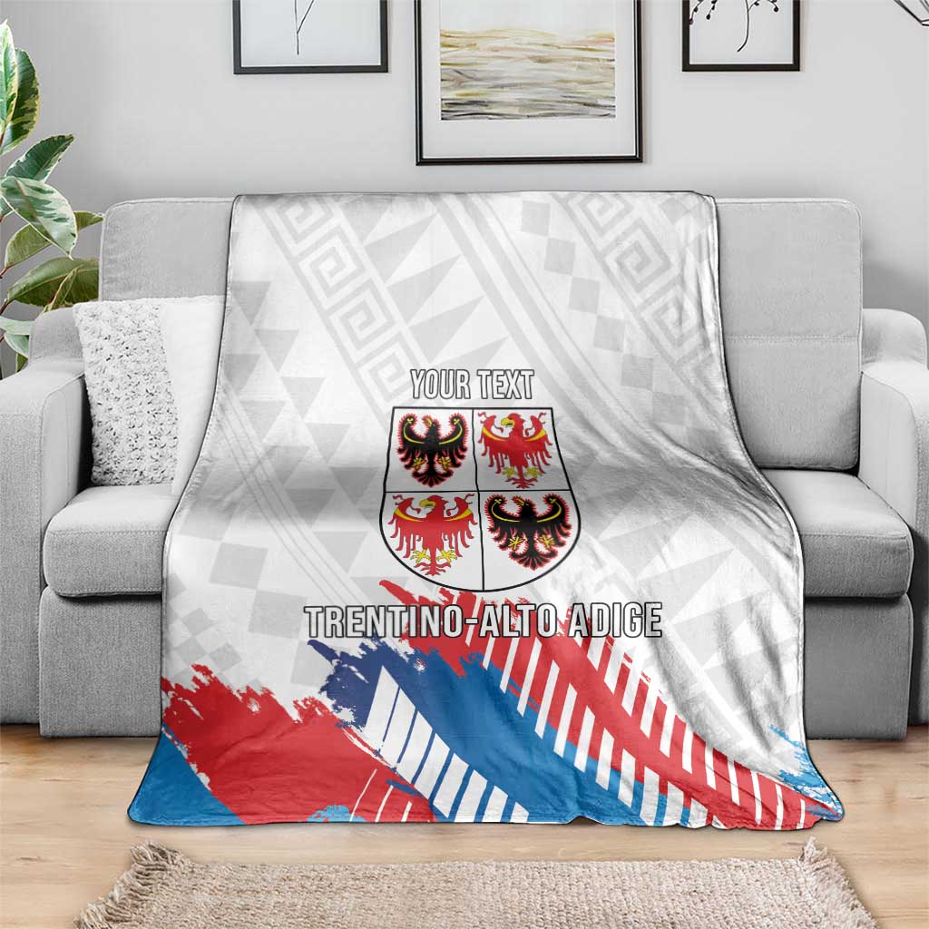 Personalized Italy Trentino-Alto Adige Blanket Flag Style - Wonder Print Shop