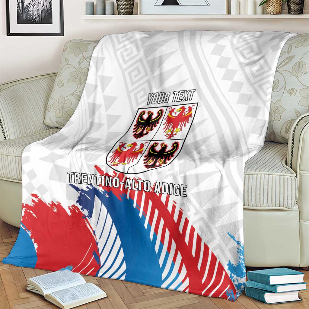 Personalized Italy Trentino-Alto Adige Blanket Flag Style - Wonder Print Shop