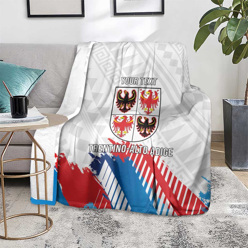 Personalized Italy Trentino-Alto Adige Blanket Flag Style - Wonder Print Shop