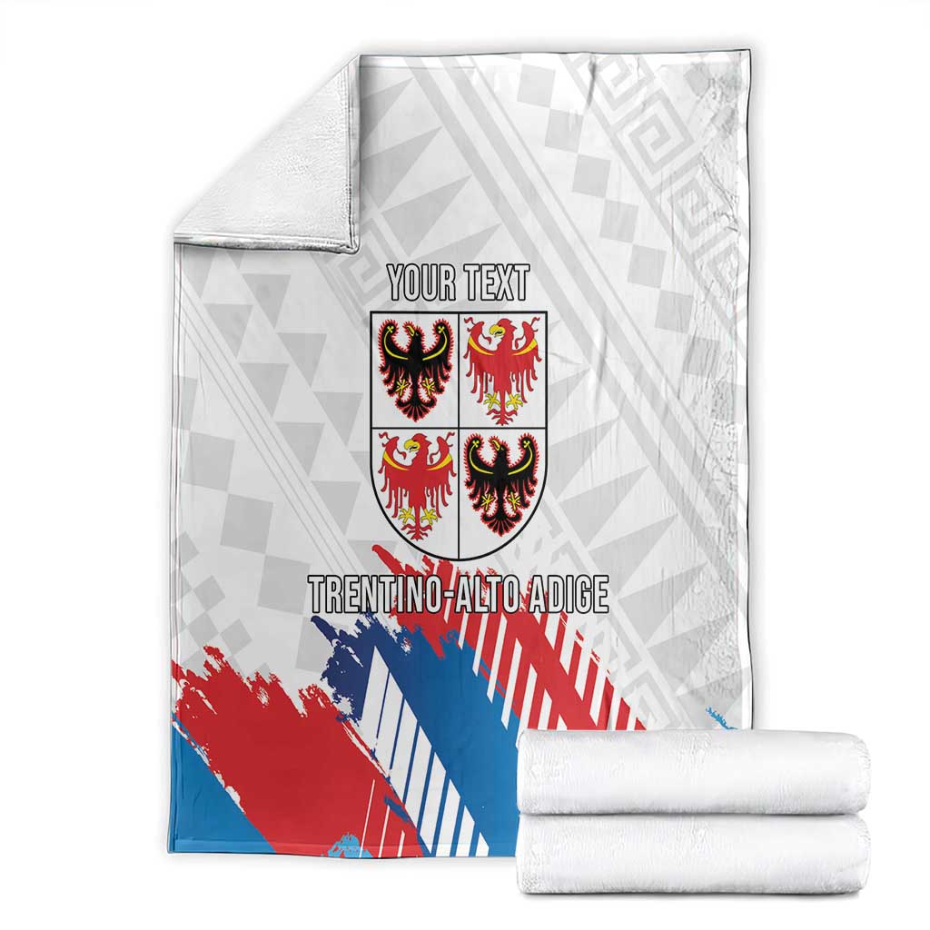 Personalized Italy Trentino-Alto Adige Blanket Flag Style - Wonder Print Shop