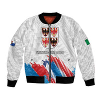 Personalized Italy Trentino-Alto Adige Bomber Jacket Flag Style - Wonder Print Shop