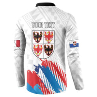 Personalized Italy Trentino-Alto Adige Button Sweatshirt Flag Style - Wonder Print Shop