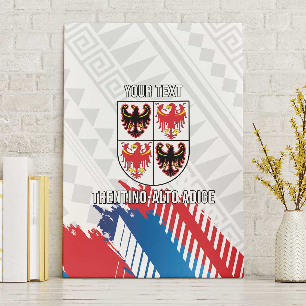 Personalized Italy Trentino-Alto Adige Canvas Wall Art Flag Style - Wonder Print Shop