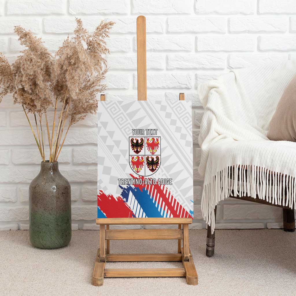 Personalized Italy Trentino-Alto Adige Canvas Wall Art Flag Style - Wonder Print Shop