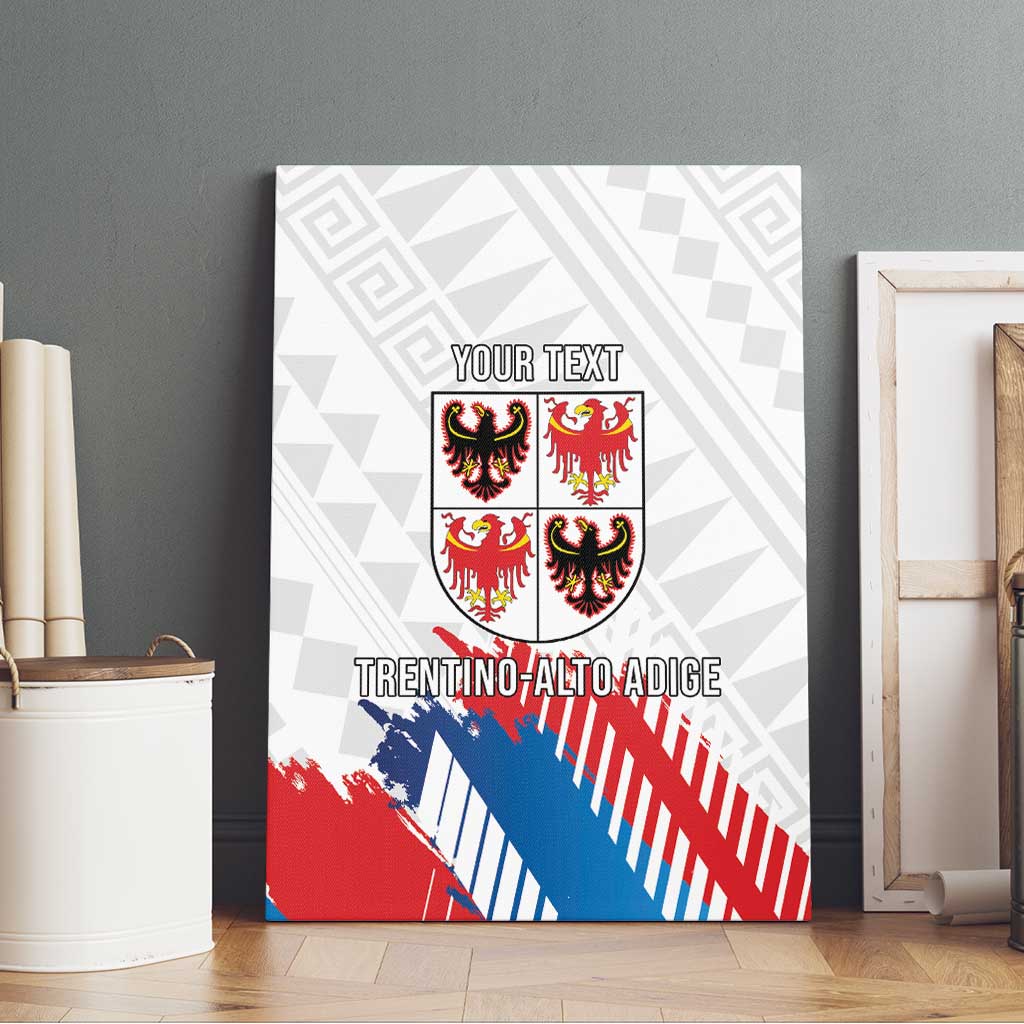 Personalized Italy Trentino-Alto Adige Canvas Wall Art Flag Style - Wonder Print Shop