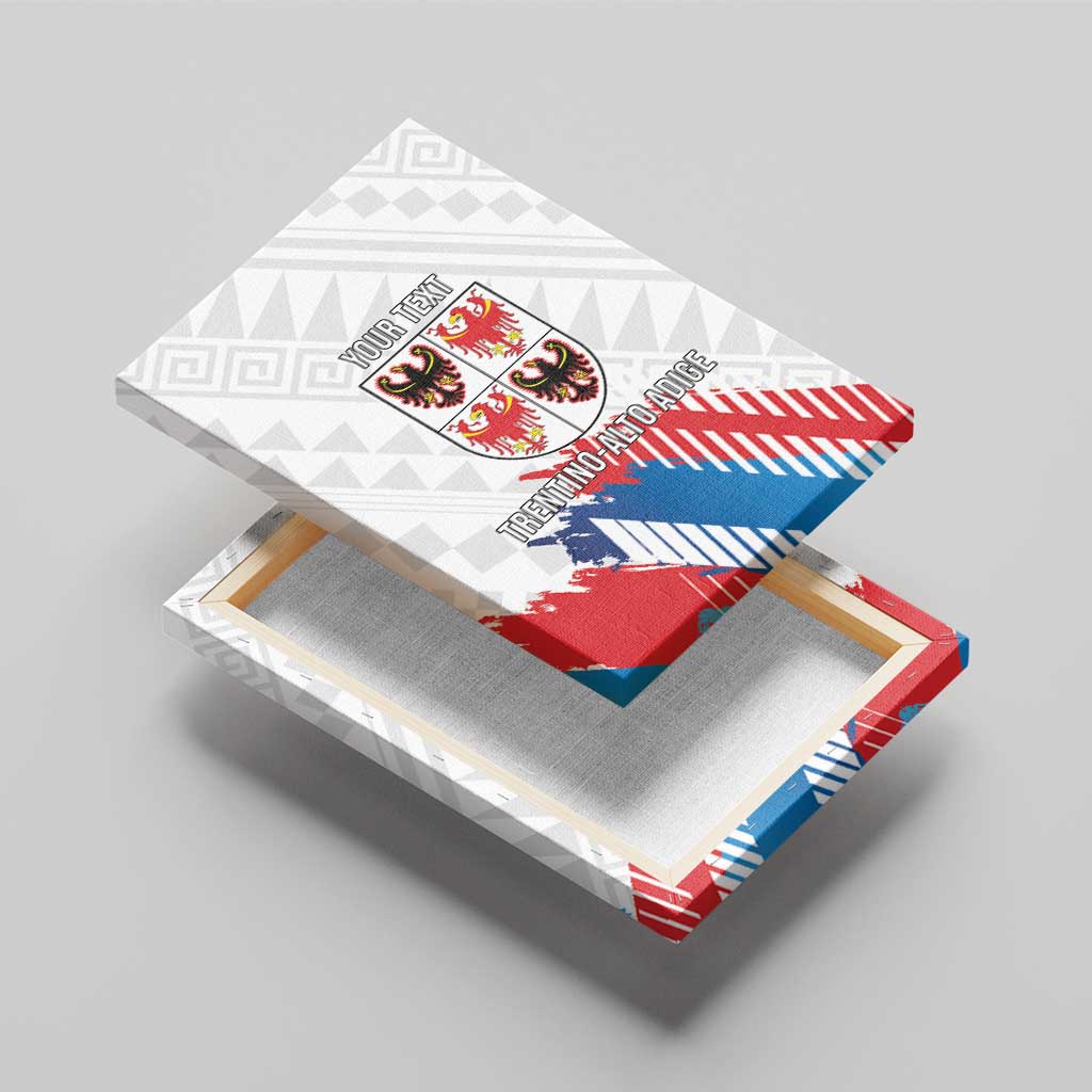 Personalized Italy Trentino-Alto Adige Canvas Wall Art Flag Style - Wonder Print Shop