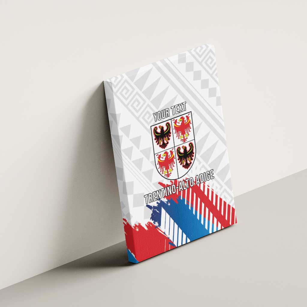 Personalized Italy Trentino-Alto Adige Canvas Wall Art Flag Style - Wonder Print Shop