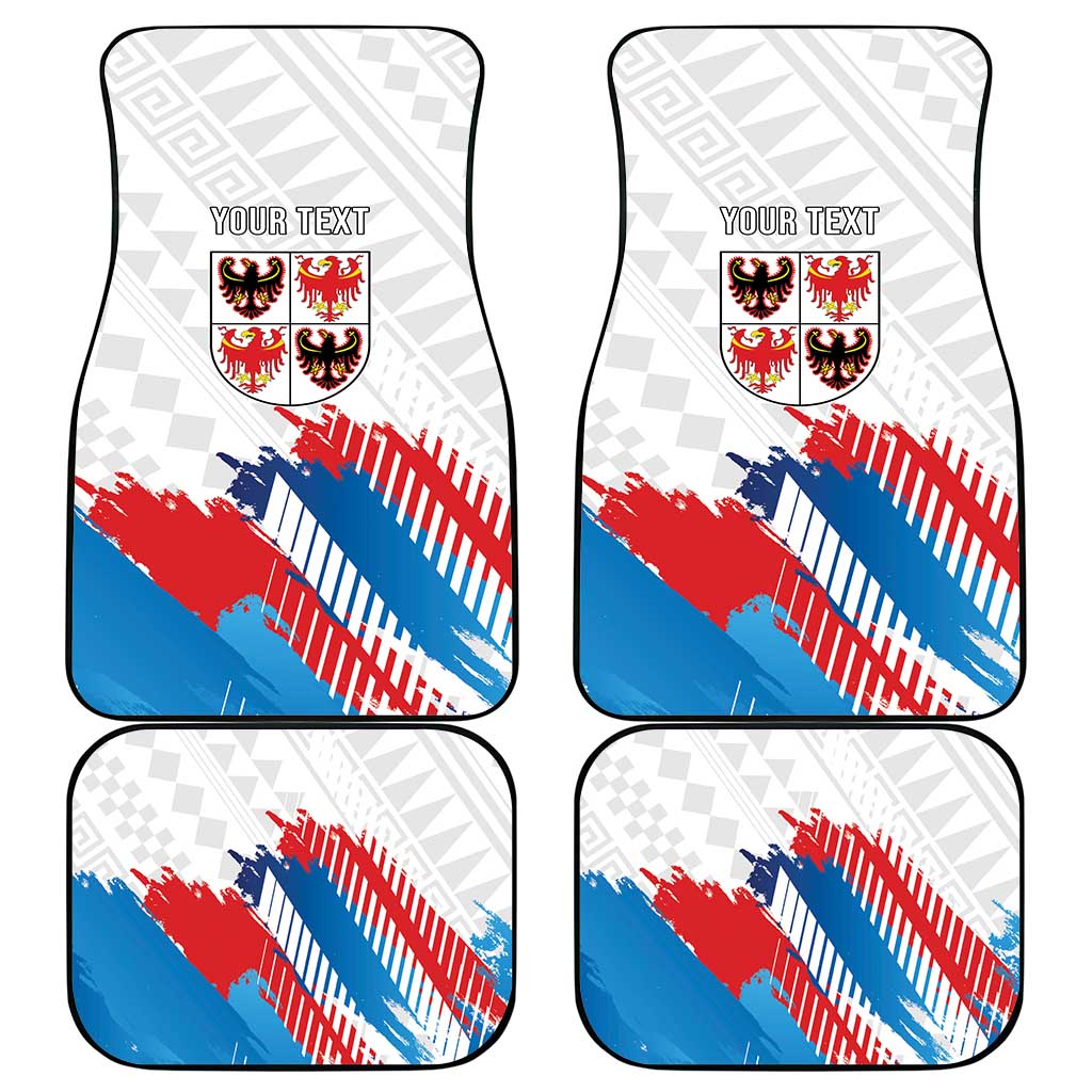 Personalized Italy Trentino-Alto Adige Car Mats Flag Style - Wonder Print Shop