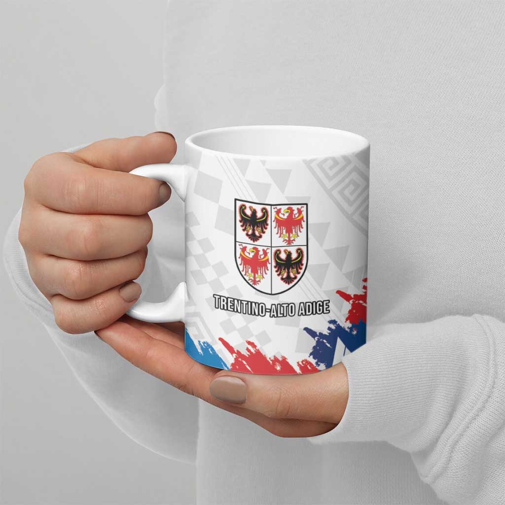 Personalized Italy Trentino-Alto Adige Ceramic Mug Flag Style - Wonder Print Shop