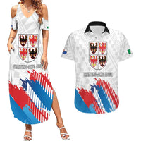 Personalized Italy Trentino-Alto Adige Couples Matching Summer Maxi Dress and Hawaiian Shirt Flag Style - Wonder Print Shop