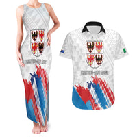 Personalized Italy Trentino-Alto Adige Couples Matching Tank Maxi Dress and Hawaiian Shirt Flag Style - Wonder Print Shop