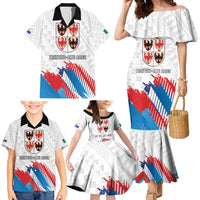 Personalized Italy Trentino-Alto Adige Family Matching Mermaid Dress and Hawaiian Shirt Flag Style - Wonder Print Shop