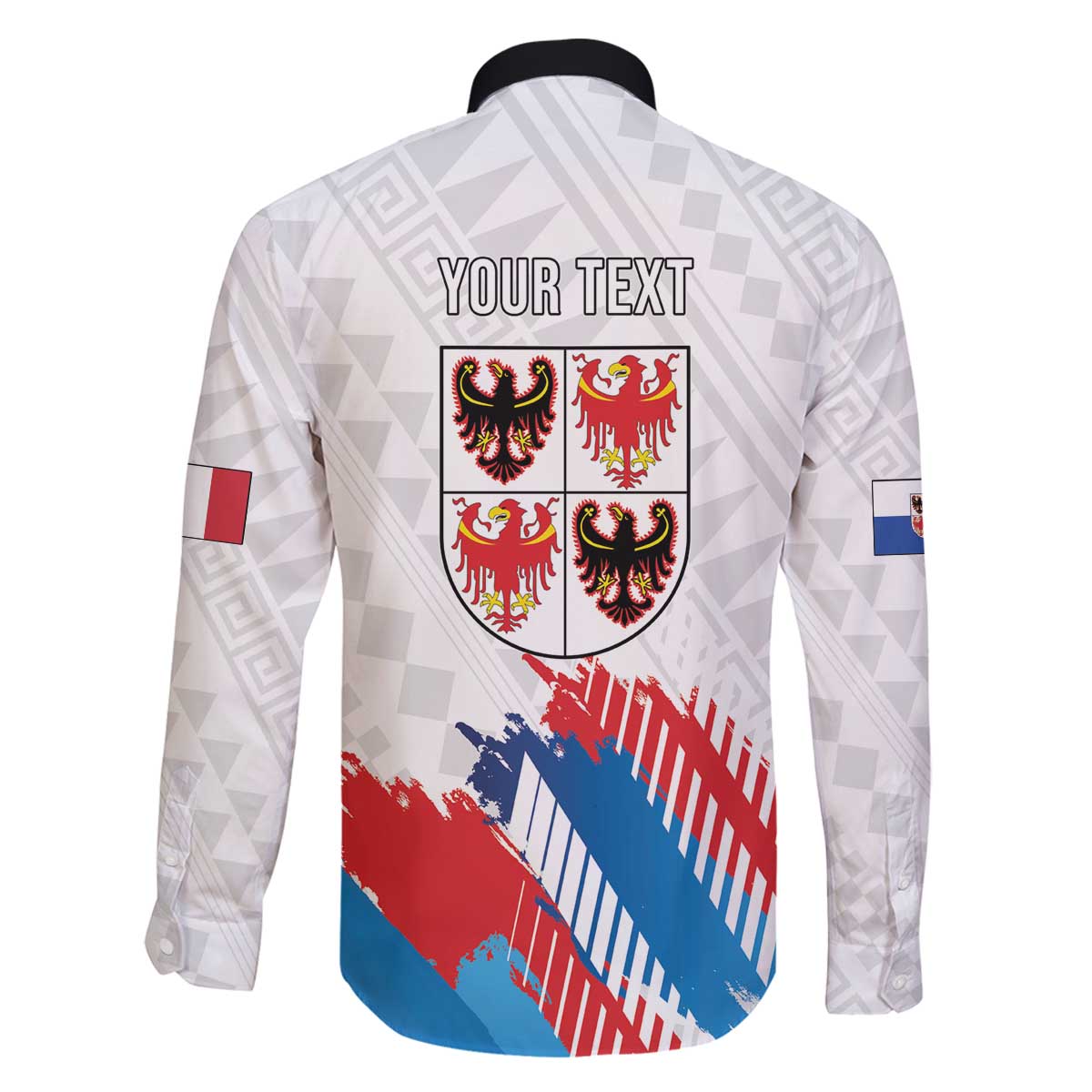 Personalized Italy Trentino-Alto Adige Family Matching Off The Shoulder Long Sleeve Dress and Hawaiian Shirt Flag Style - Wonder Print Shop