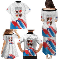 Personalized Italy Trentino-Alto Adige Family Matching Puletasi and Hawaiian Shirt Flag Style - Wonder Print Shop