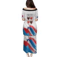 Personalized Italy Trentino-Alto Adige Family Matching Puletasi and Hawaiian Shirt Flag Style - Wonder Print Shop