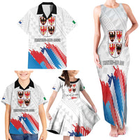 Personalized Italy Trentino-Alto Adige Family Matching Tank Maxi Dress and Hawaiian Shirt Flag Style - Wonder Print Shop