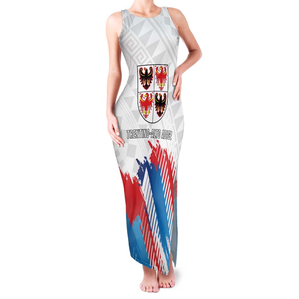 Personalized Italy Trentino-Alto Adige Family Matching Tank Maxi Dress and Hawaiian Shirt Flag Style - Wonder Print Shop