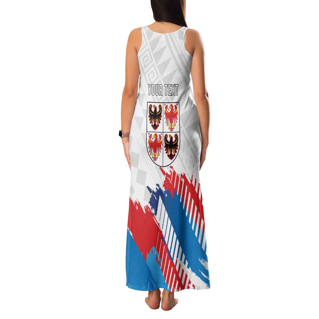 Personalized Italy Trentino-Alto Adige Family Matching Tank Maxi Dress and Hawaiian Shirt Flag Style - Wonder Print Shop