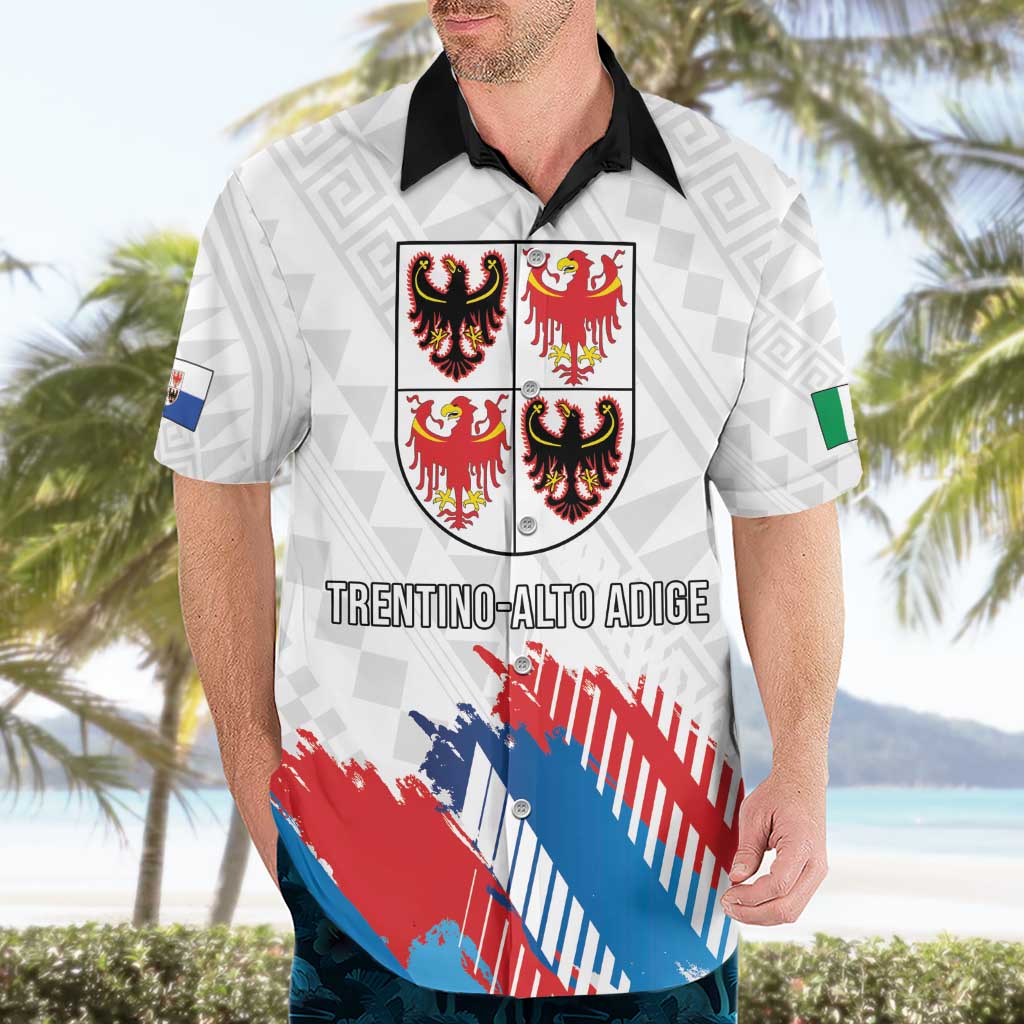 Personalized Italy Trentino-Alto Adige Hawaiian Shirt Flag Style - Wonder Print Shop