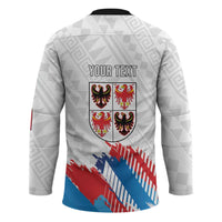 Personalized Italy Trentino-Alto Adige Hockey Jersey Flag Style - Wonder Print Shop