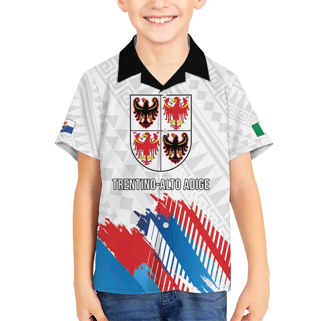 Personalized Italy Trentino-Alto Adige Kid Hawaiian Shirt Flag Style - Wonder Print Shop