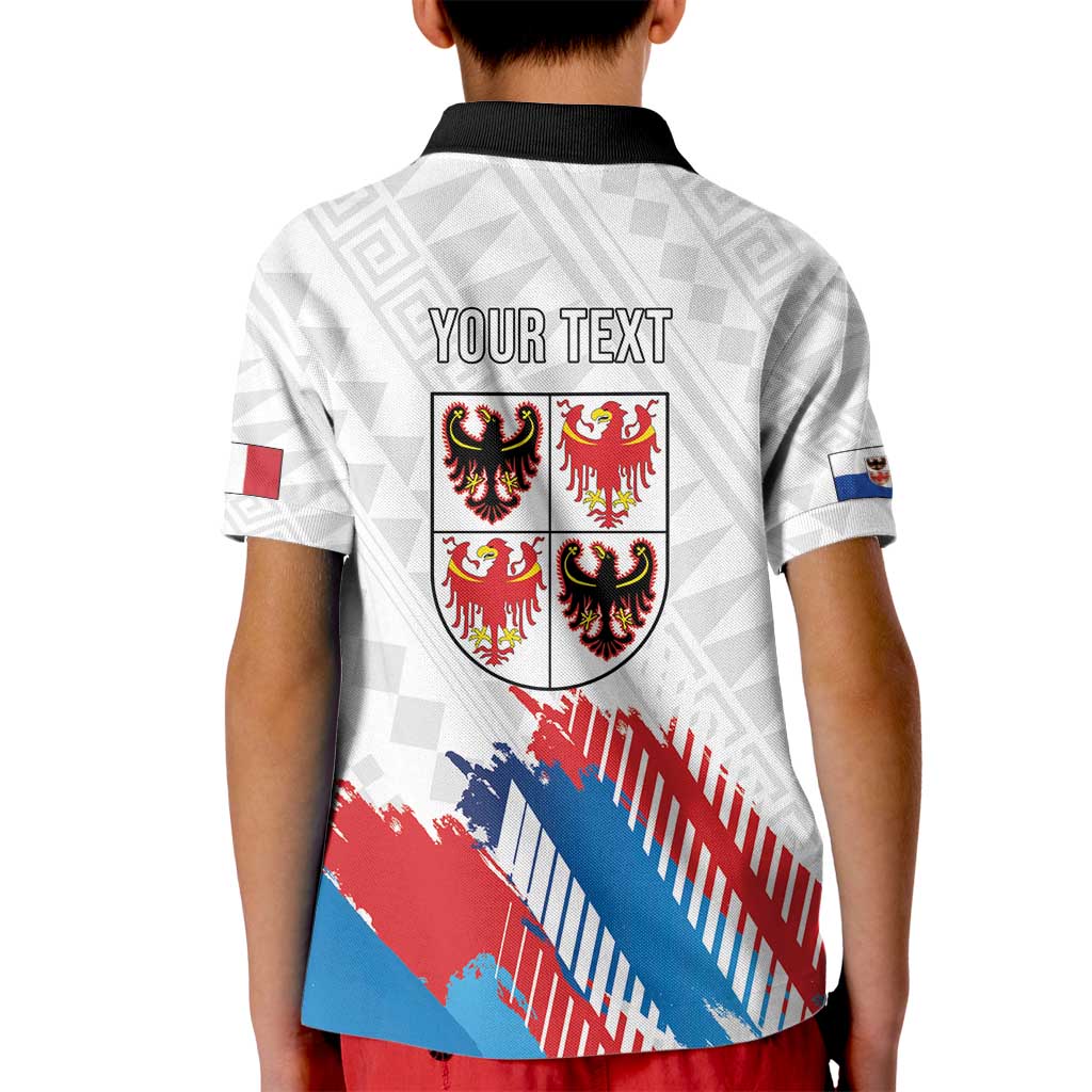 Personalized Italy Trentino-Alto Adige Kid Polo Shirt Flag Style - Wonder Print Shop