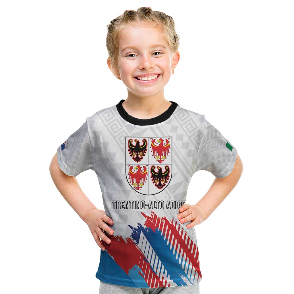 Personalized Italy Trentino-Alto Adige Kid T Shirt Flag Style - Wonder Print Shop