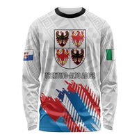 Personalized Italy Trentino-Alto Adige Long Sleeve Shirt Flag Style - Wonder Print Shop