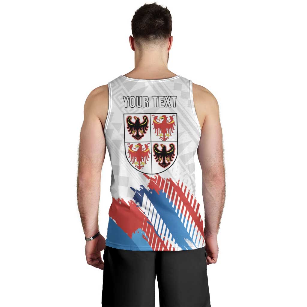 Personalized Italy Trentino-Alto Adige Men Tank Top Flag Style - Wonder Print Shop