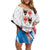 Personalized Italy Trentino-Alto Adige Off Shoulder Short Dress Flag Style - Wonder Print Shop